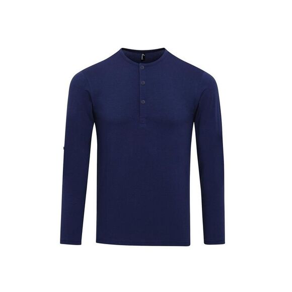 Premier Other - Premier Mens Long John Roll Sleeve T-Shirt / Indigo